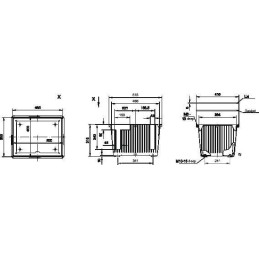 Alu Recipient ulei 44 ltr fără capac