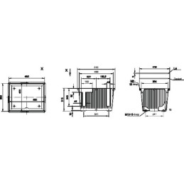 Alu Recipient ulei 44 ltr fără capac