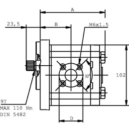 Pompă PLP20.16S0-12B2-LBE/BC-N-EL FS
