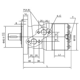 Motor orbital 315cc Kramp