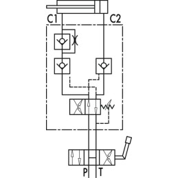 Supapă plug reversibil VRAP DE piston 60-80mm