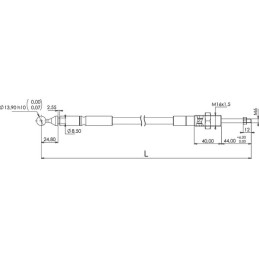 Cablu cu cap sferic 1500 mm