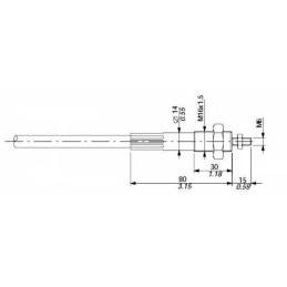 Cablu Bowden 2500mm