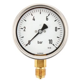 Manometru Ø100 0-10bar ½ " jos