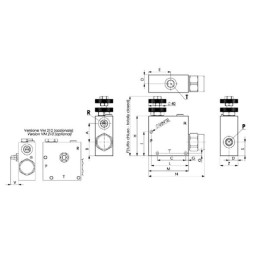 Supapă reglare debit 1 150-240 l/min 3 căi
