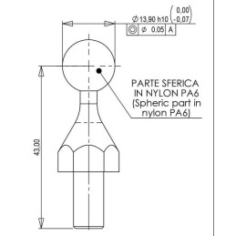 Manetă IMCL cu capăt sferic fix