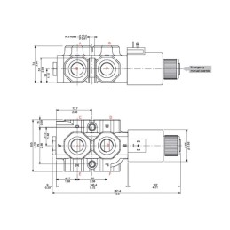 Supapă electromagnetică 6/2 12V DC