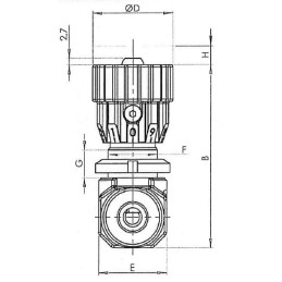 Robinet reglare presiune M06-0,5-3/8