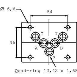 Ventil de comandă NG10, 320bar, 24V