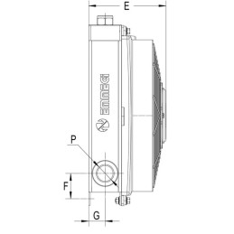 Răcitor de ulei (24 V) 48-60°C MV-1