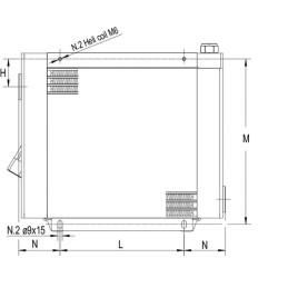 Răcitor de ulei (24 V) 48-60°C MV-1