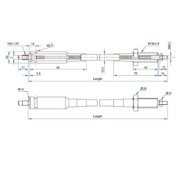 Cablu Bowden 1500mm