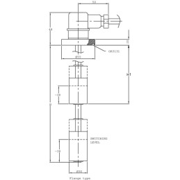Indicator nivel 1Fl/1"BSP 200 mm