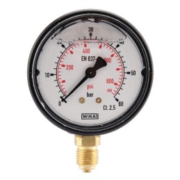 Manometru Ø63 0-60bar ¼" jos