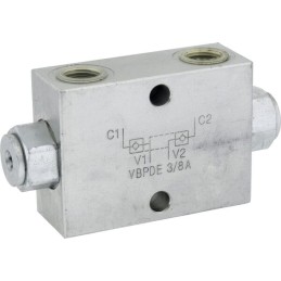 Supapă de retur cu comandă geamănă VBPDE A, G3/8"