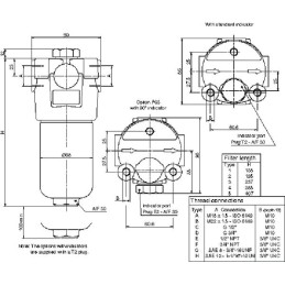 Filtru de presiune 1/2" 25 µm