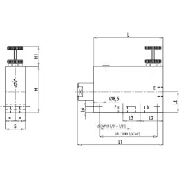 Regulator flux VPR3, G3/8"