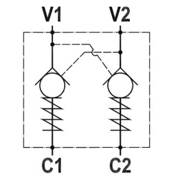 Inline Gest Supapă de reţinere 3/8 B