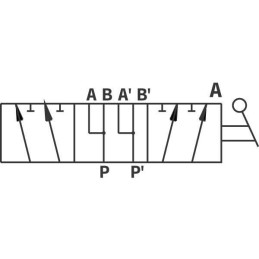 Robinet 6 căi gaură T 3/4 BSP