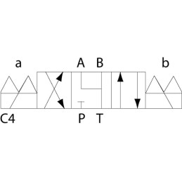 Ventil de comandă NG6, 350bar, 12V