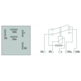 Releu lumini 12V 2x150W