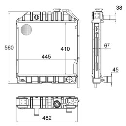 Radiator NH