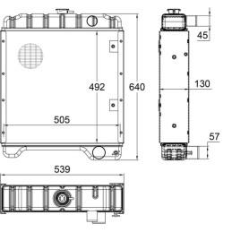 Radiator CNH