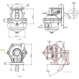 Pompă combustibil potrivită pentru Deutz-Fahr