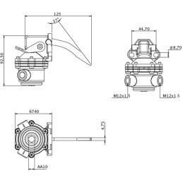 Pompă combustibil potrivită pentru New Holland