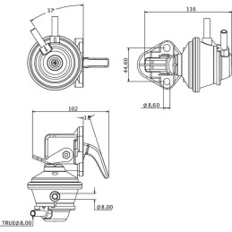 Pompă combustibil potrivită pentru John Deere