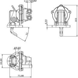 Pompă combustibil potrivită pentru New Holland