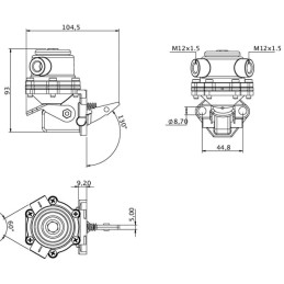 Pompă combustibil potrivită pentru New Holland