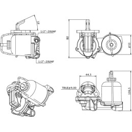 Pompă combustibil potrivită pentru motor Perkins