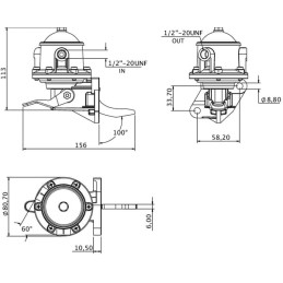 Pompă combustibil potrivită pentru Leyland