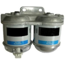 Filtru combustibil dublu intrare-ieșire 1/2" UNF x 20