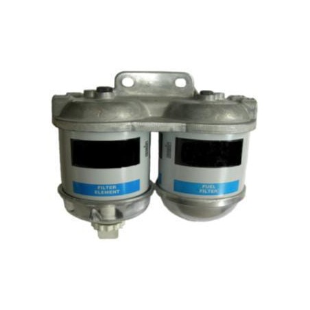 Filtru combustibil dublu intrare-ieșire 1/2" UNF x 20