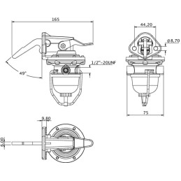 Pompă combustibil potrivită pentru New Holland