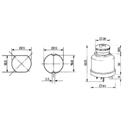 Comutator pornire P-0-1-2 Cobo