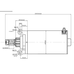Demaror 12V 1,0kW