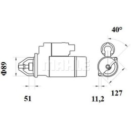 Demaror 12V 4kW