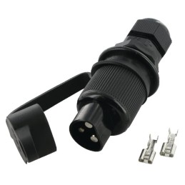 Ștecher 3 poli cu protecție și conectori