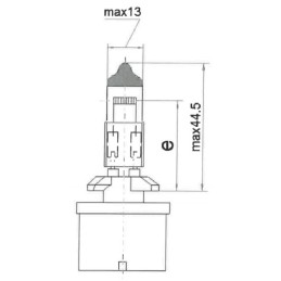 Bec 12V 27W PG13