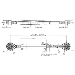 Tirant central 296mm M30 categoria 2