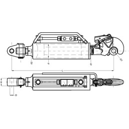 Tirant central hidraulic categoria 3