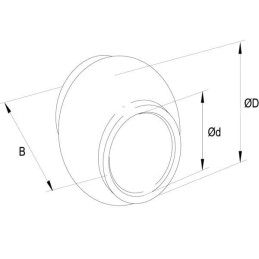 Bilă tirant central categoria 3/3 diametru 32/60x51mm Walterscheid