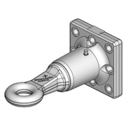 Ochet de remorcare pivotant cu diametrul de 50 mm F2 145x145