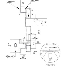 Cadru adaptor din 3 puncte sau triunghi la standard Euro