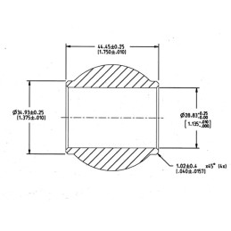 Bilă Toplink Cat.2 Ø28.8/50.6x44.5mm