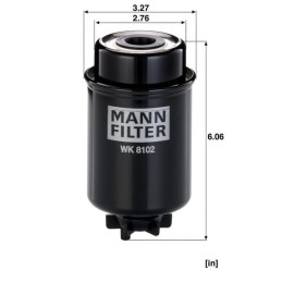 Filtru de combustibil de rezervă