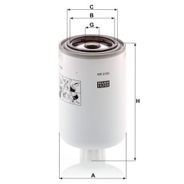 Filtru de combustibil de rezervă